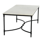 Libertine Genuine Marble and Metal Coffee Table