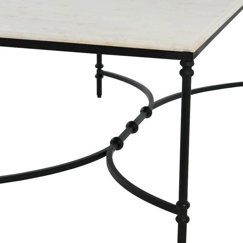 Libertine Genuine Marble and Metal Coffee Table