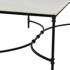 Libertine Genuine Marble and Metal Coffee Table
