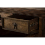 Handmade Solid Reclaimed Barn Wood & Wrought Iron Hardware Buffet & Sideboard 54 Width