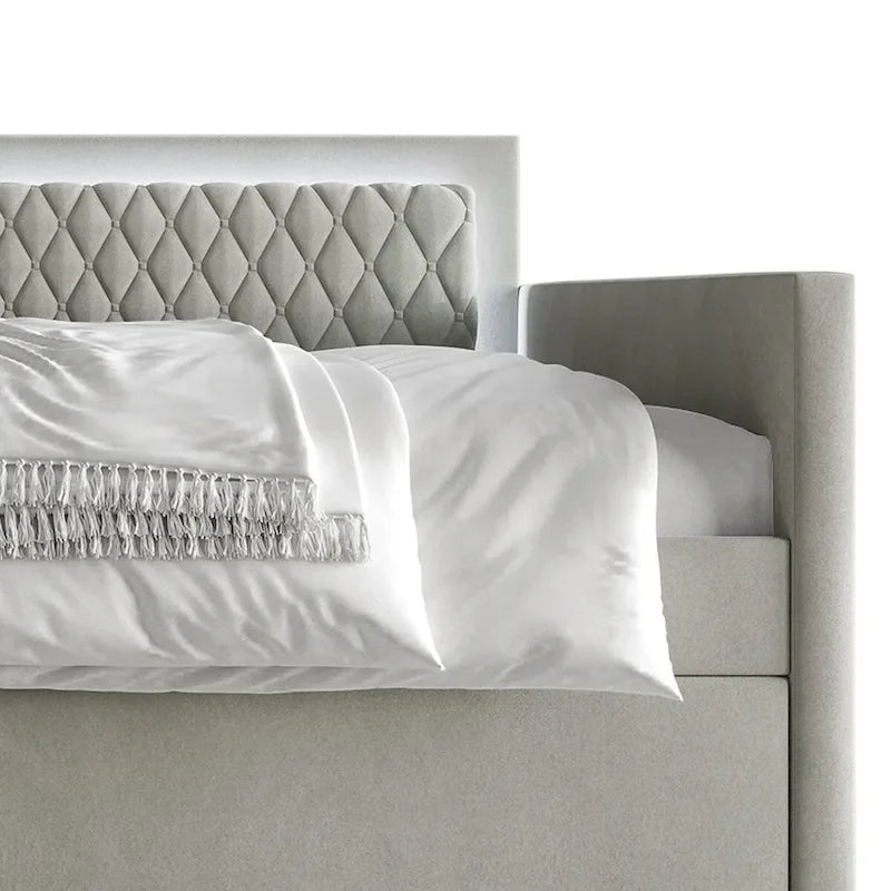 CraftPorch Contemporary Velvet Upholstered Daybed with Trundle