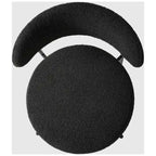 Bayville Mid-Century Curved Back Fabric Upholstered Metal Dining Chair (Set of 6)