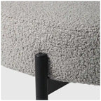 Bayville Mid-Century Curved Back Fabric Upholstered Metal Dining Chair (Set of 6)