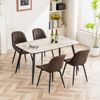 Upholstered Dining Chairs Set of 2 Modern Kitchen Chairs