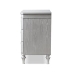 Furniture of America Seabliss Glam Solid Wood 3-Drawer Nightstand