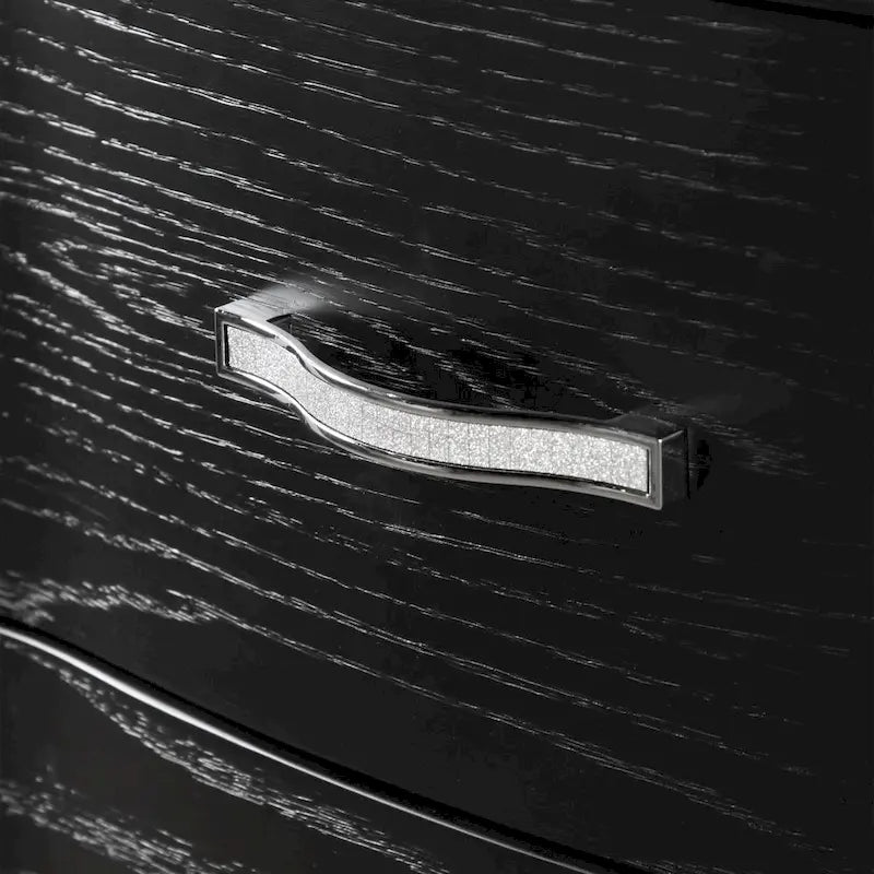 Furniture of America Seabliss Glam Solid Wood 3-Drawer Nightstand