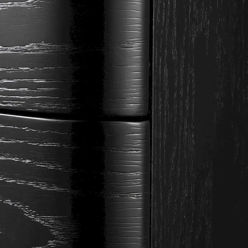 Furniture of America Seabliss Glam Solid Wood 3-Drawer Nightstand