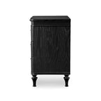 Furniture of America Seabliss Glam Solid Wood 3-Drawer Nightstand